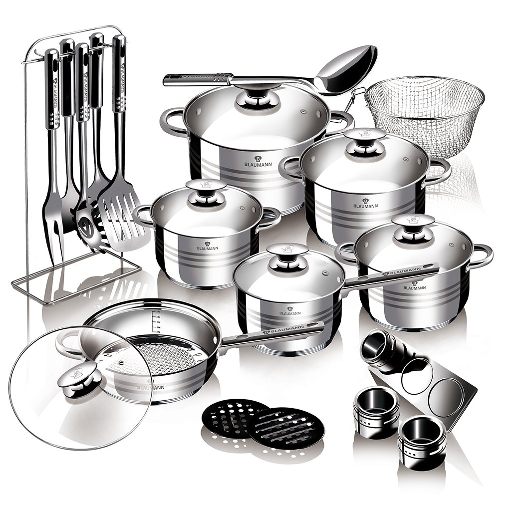 Berlinger Haus Blaumann Gourmet 27-u-1 set inox suđa