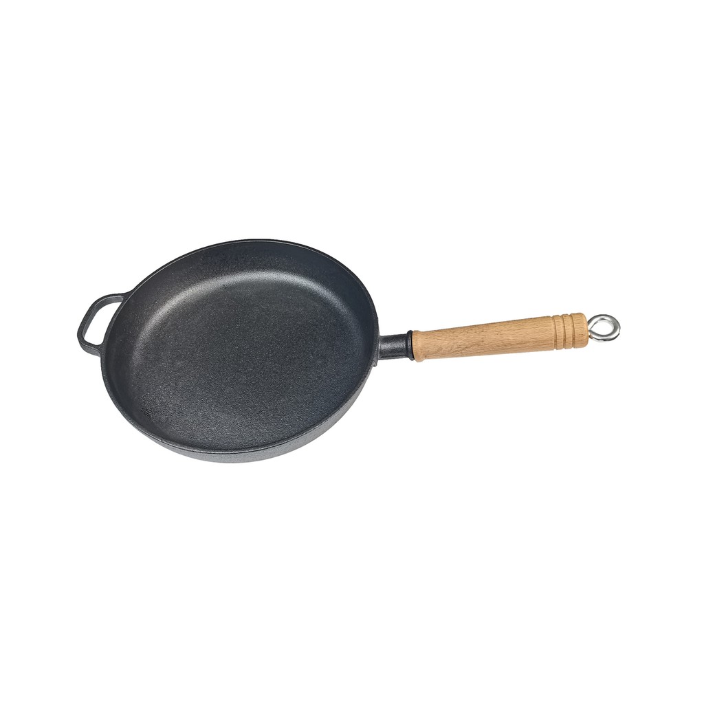 Grill King Cast Iron tava s drvenom ručkom, 23 cm - Image 4