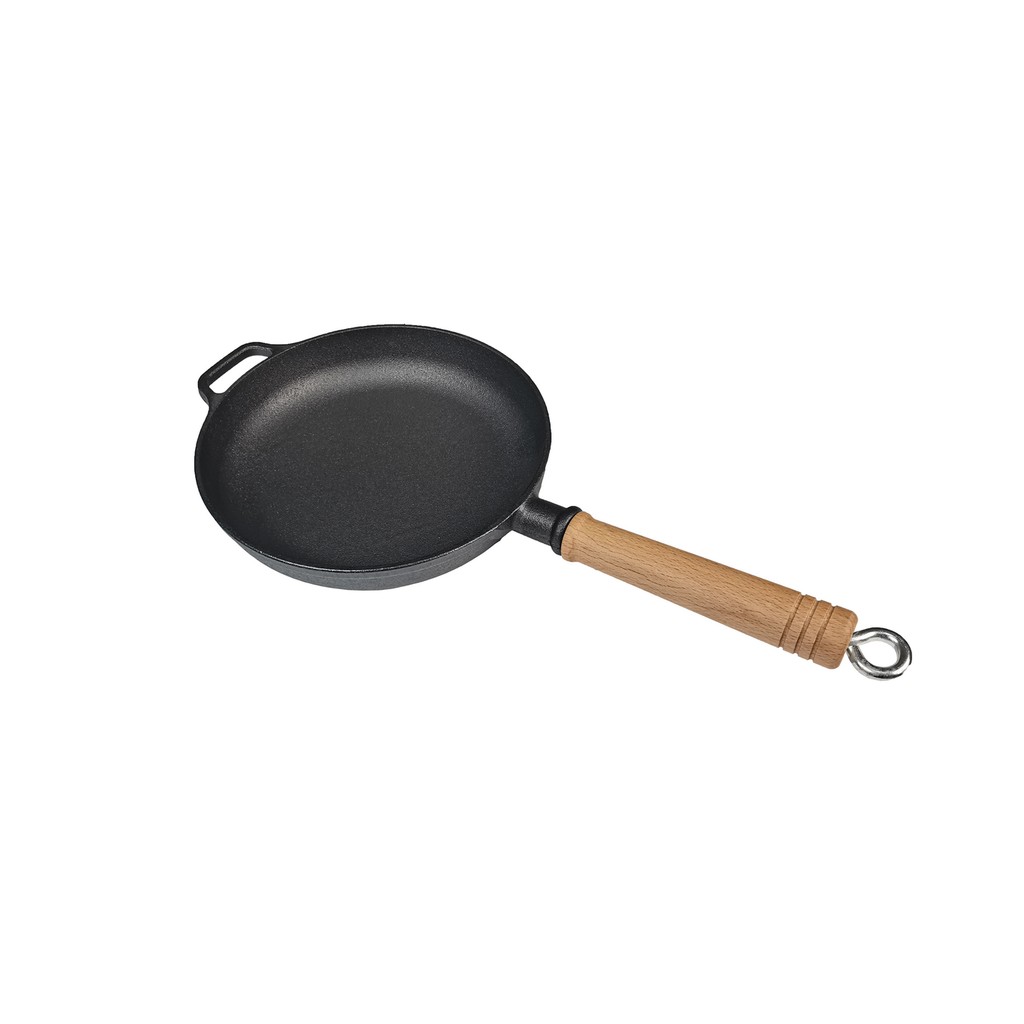 Grill King Cast Iron tava s drvenom ručkom, 23 cm - Image 2