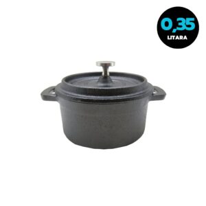 Grill King Cast Iron okrugli mini Dutch oven, 10 cm