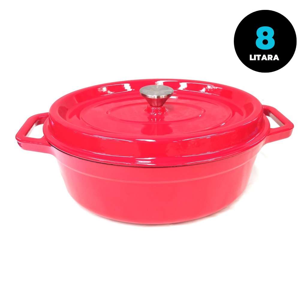 Grill King Cast Iron ovalni Dutch oven, 32 cm