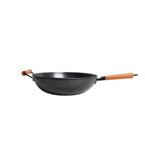 Grill King Asia nitrirani wok s dvije ručke i ravnim dnom, 34 cm