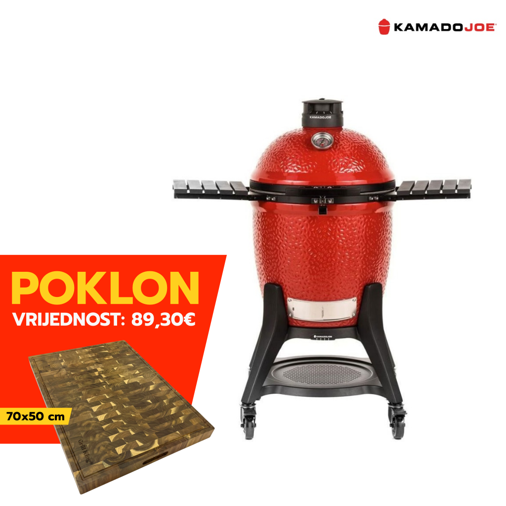 Kamado Joe Classic Joe III 18” keramički roštilj na ugalj s postoljem, 46 cm