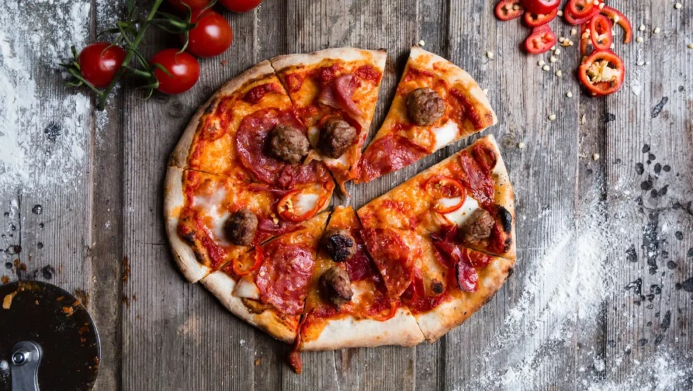 hot pizza
