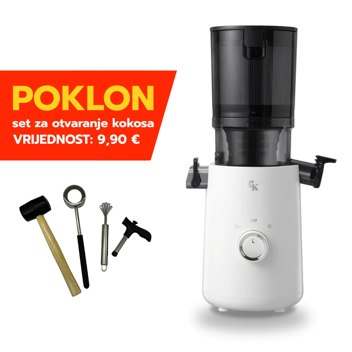 Grill King COLD PRESS PRO150 NextGen revolucionarni sokovnik bez mrežice