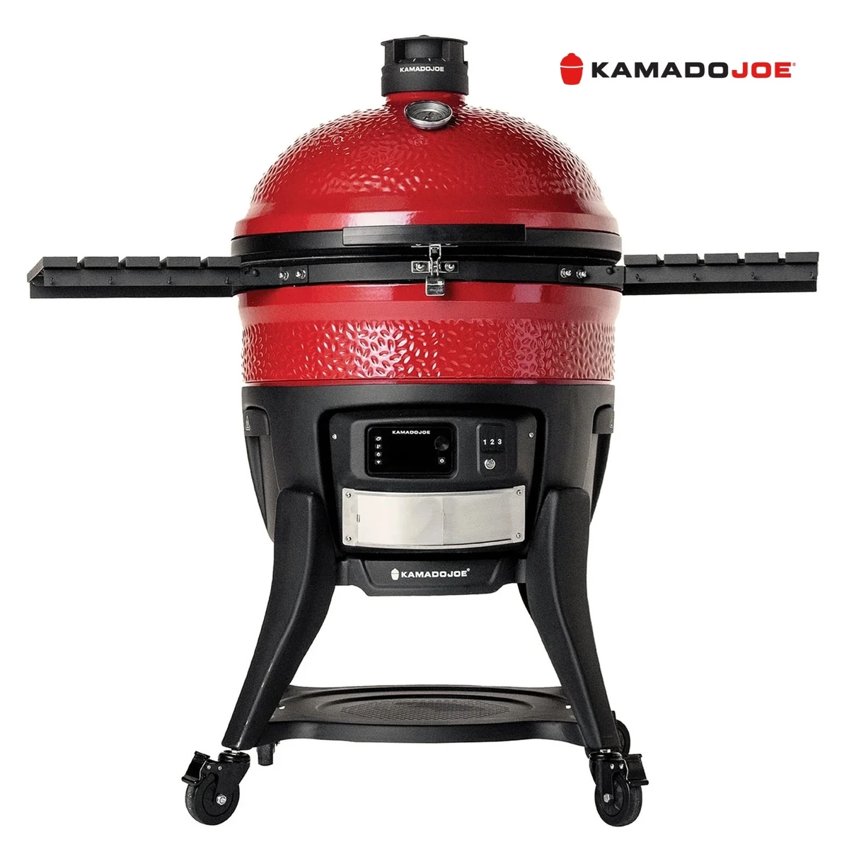 Kamado Joe Big Joe Konnected Joe Digital keramički roštilj i dimilica na ugljen s postoljem, 24"/61 cm