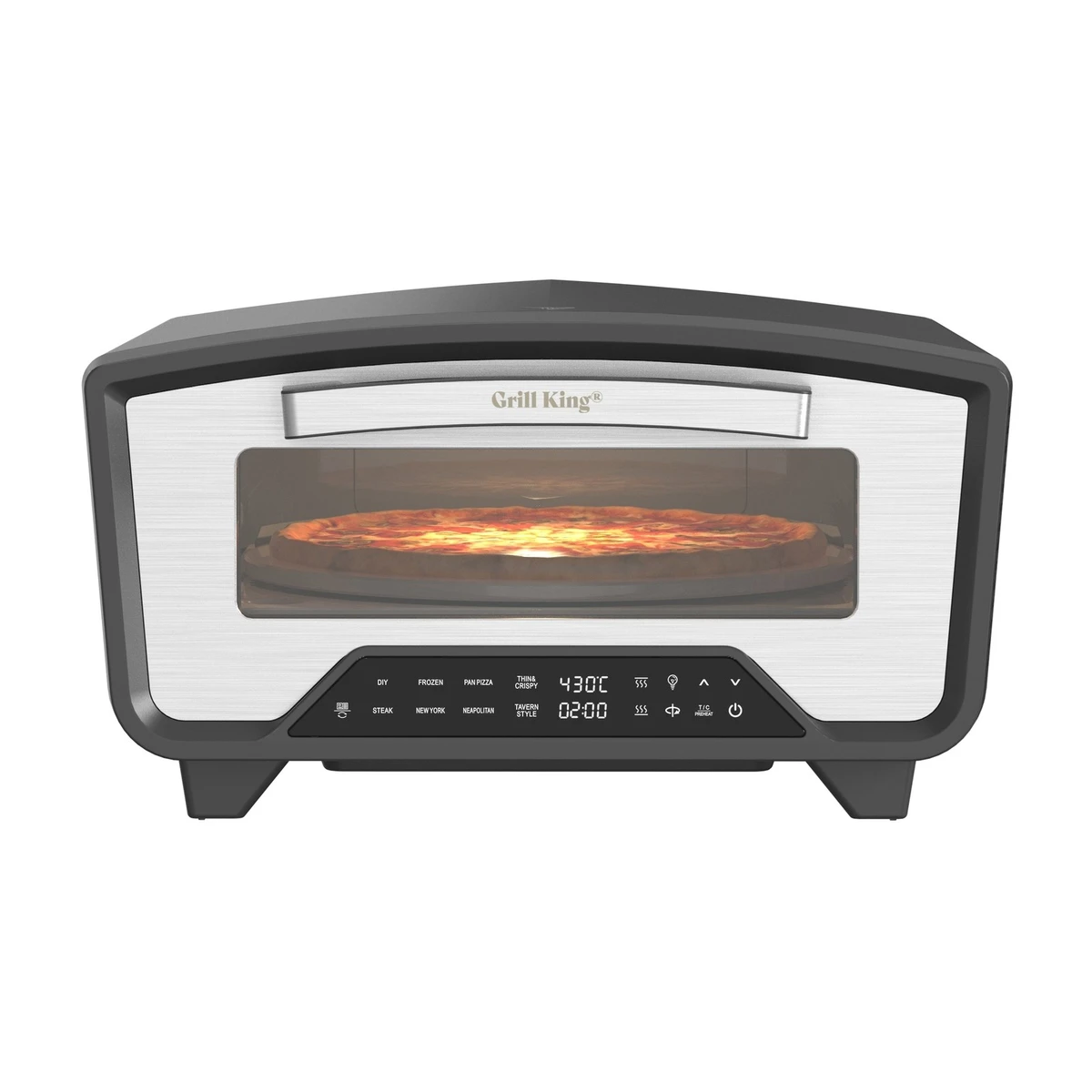 Grill King Pizzaiolo 16" ROTATE digitalni rotirajući električni pizza pekač