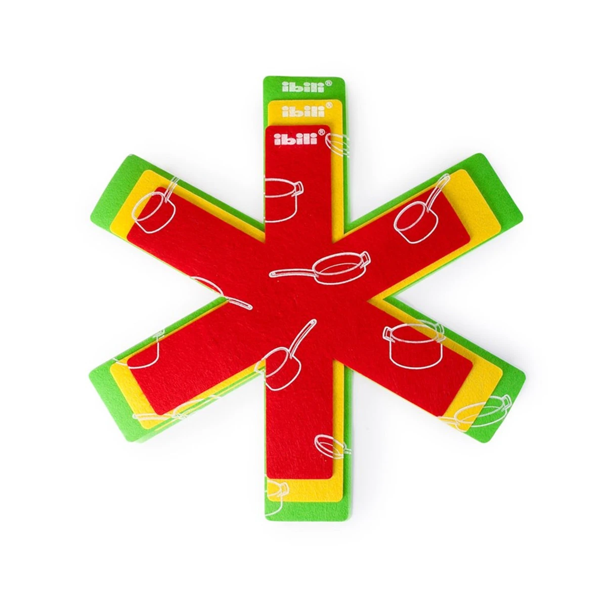 Ibili 3u1 set zaštite za tave/posuđe