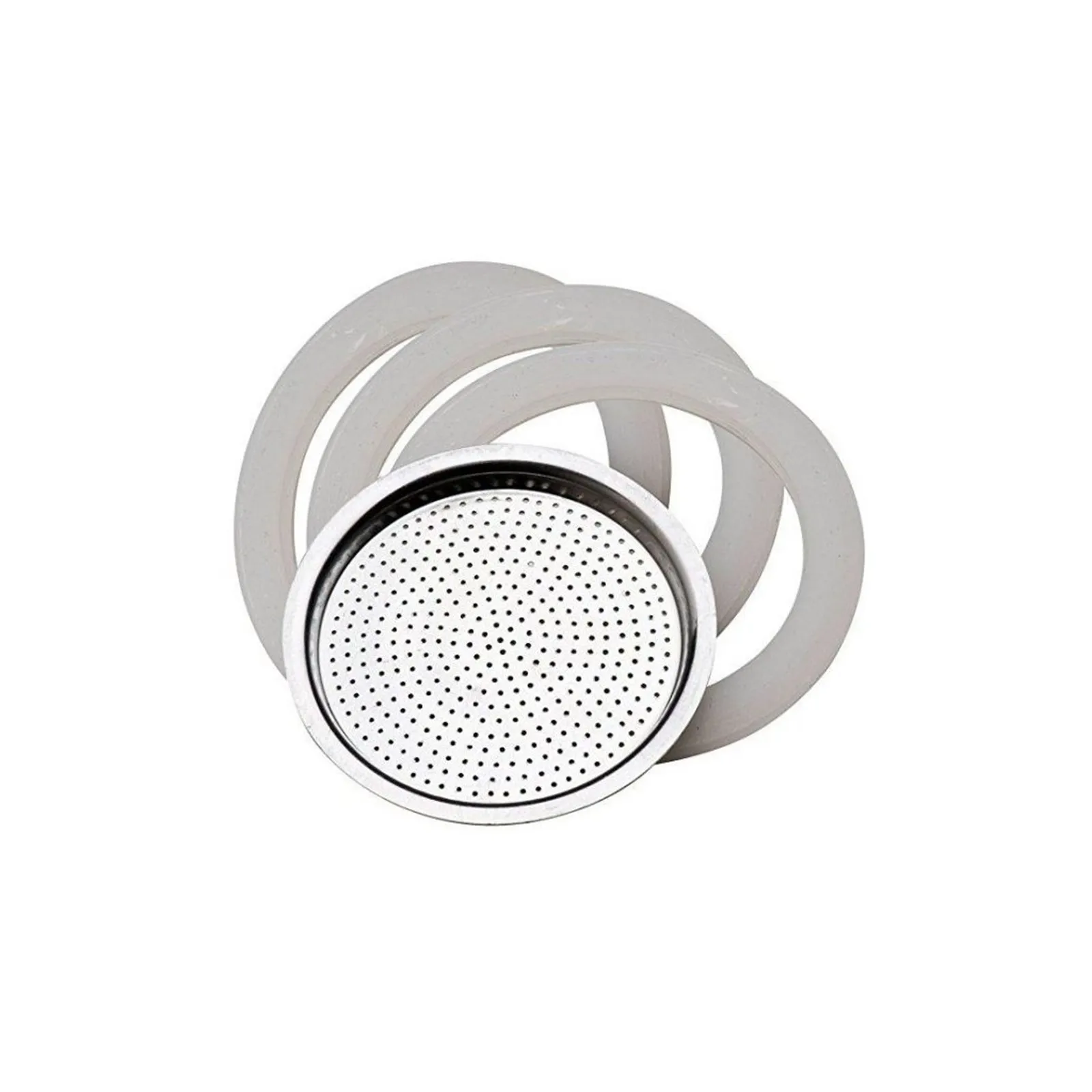 Pedrini set brtvi i filtera za aluminijsku kafetijeru, 6 šalica